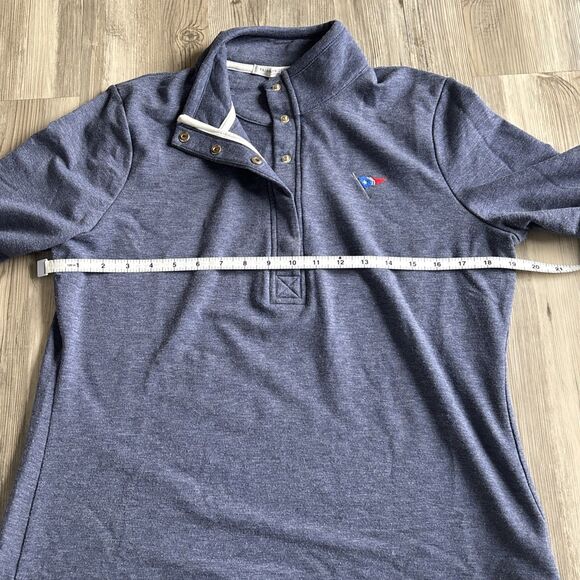 USA Fairway & Greene Golf 1/4 Zip Stretch Pullover Women's Navy Blue Size large - Picture 4 of 10
